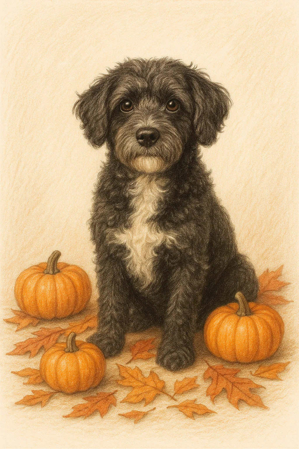 Pumpkin Pet Portrait | Halloween & Autumn Art - Image 10