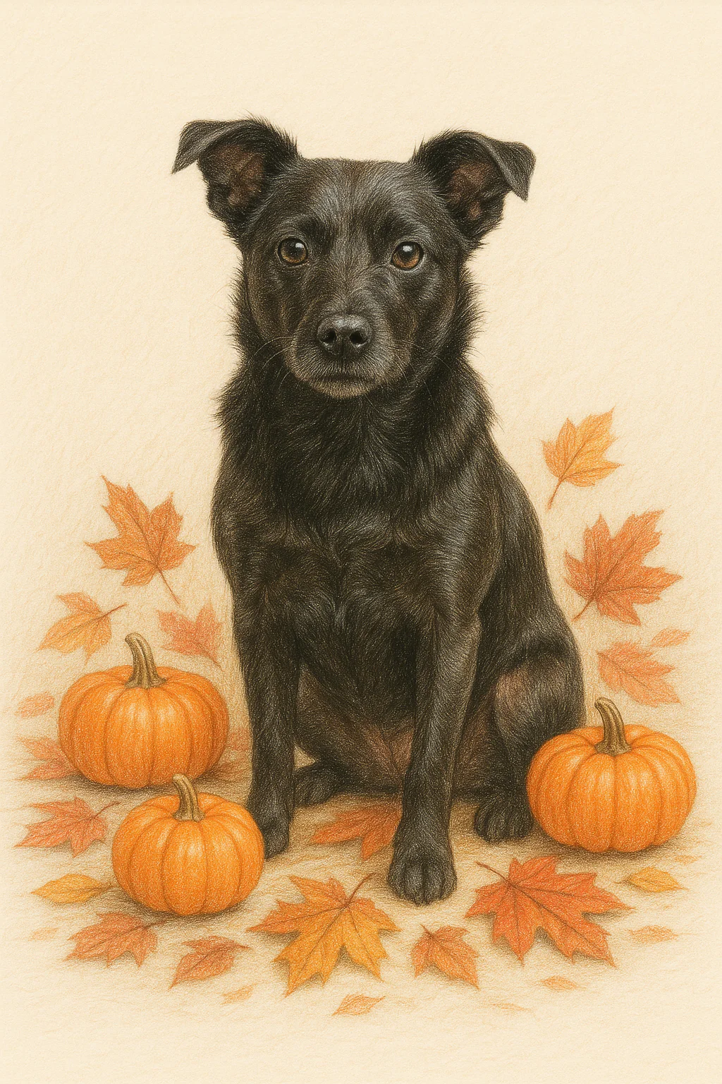 Pumpkin Pet Portrait | Halloween & Autumn Art - Image 11