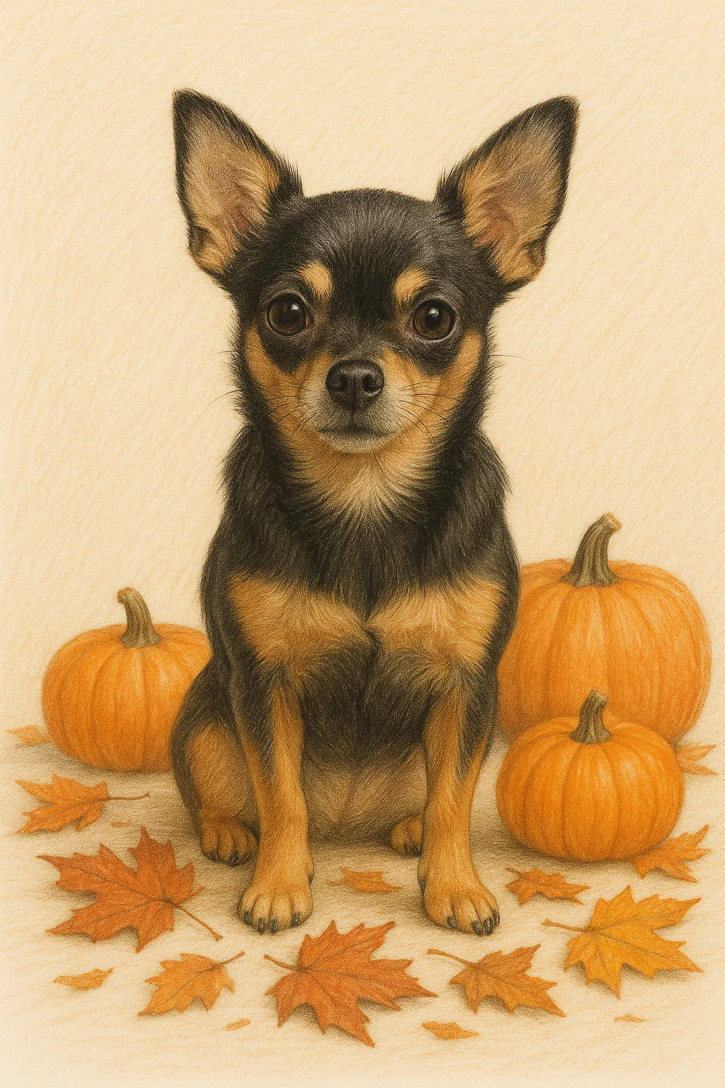 Pumpkin Pet Portrait | Halloween & Autumn Art - Image 12