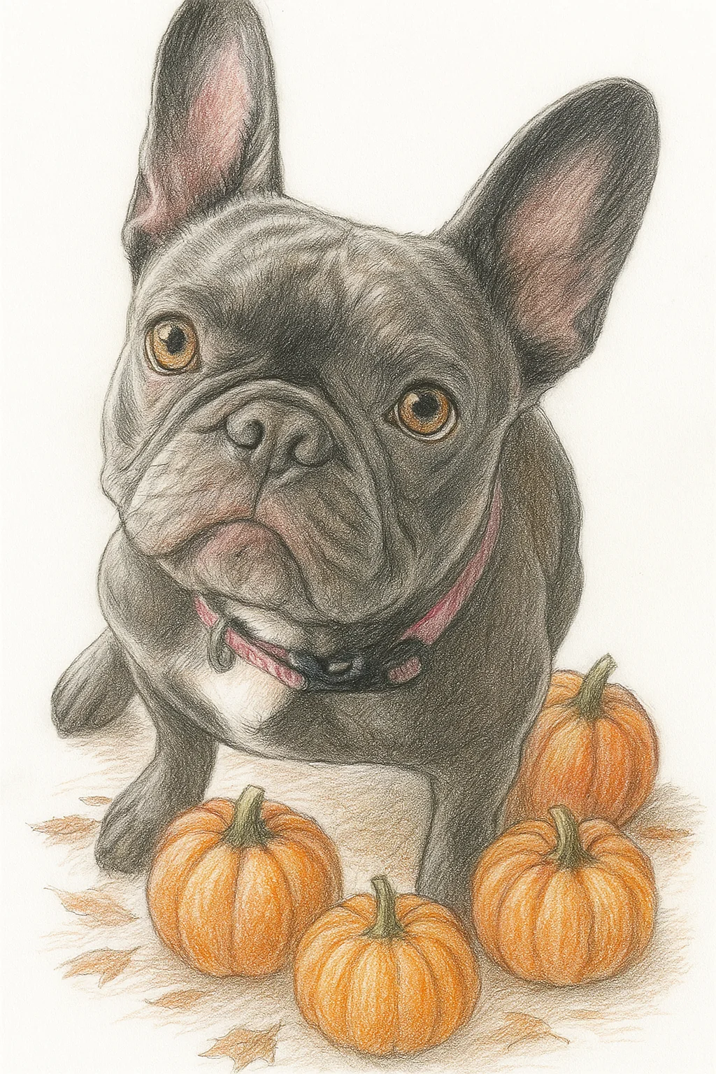 Pumpkin Pet Portrait | Halloween & Autumn Art - Image 4