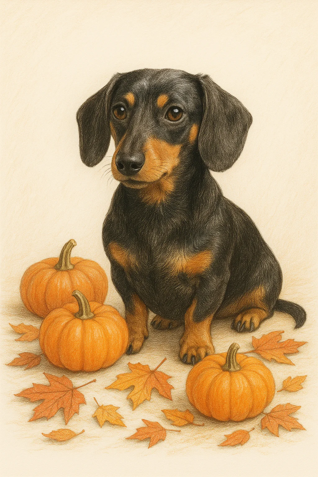 Pumpkin Pet Portrait | Halloween & Autumn Art - Image 6