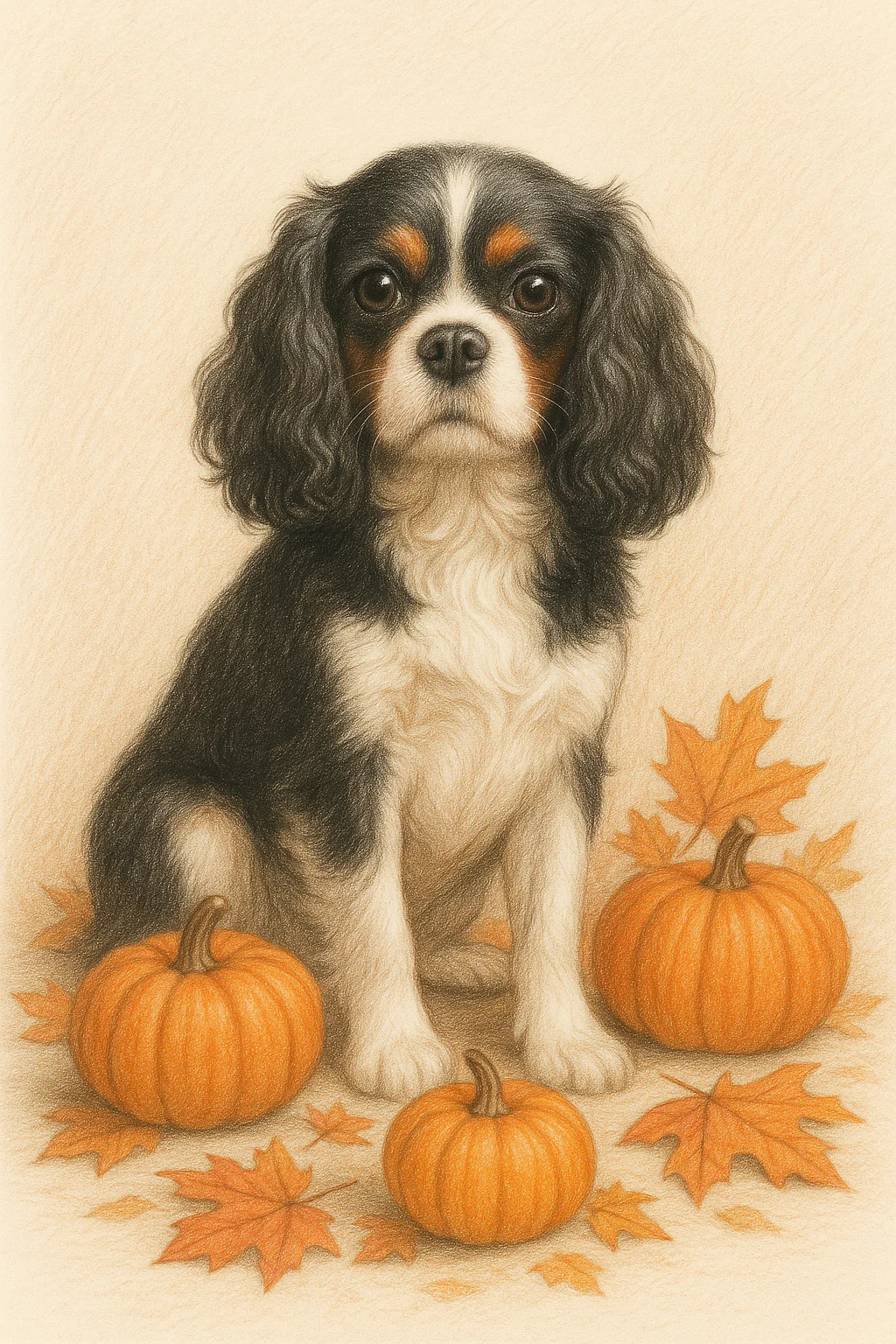 Pumpkin Pet Portrait | Halloween & Autumn Art - Image 7