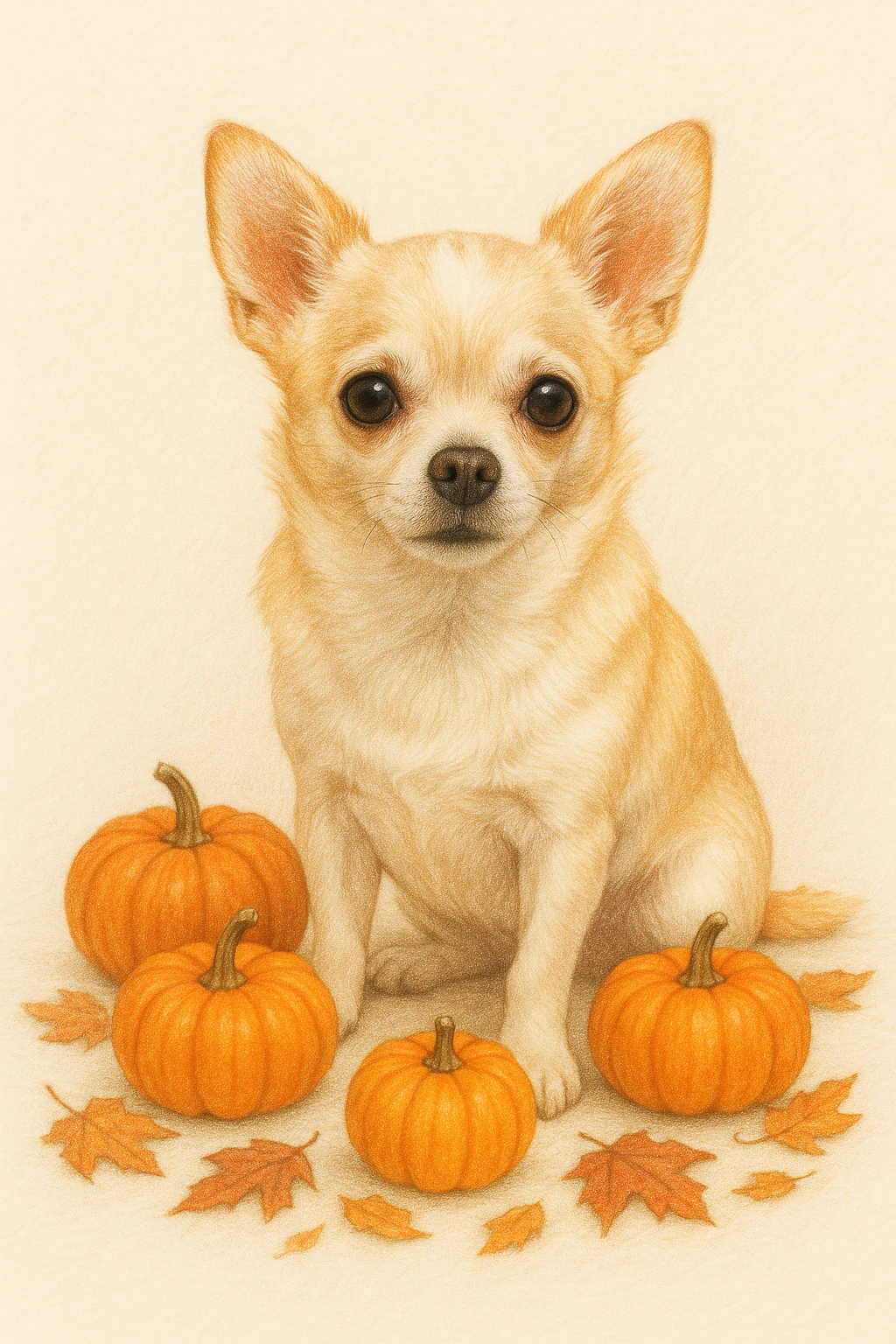 Pumpkin Pet Portrait | Halloween & Autumn Art - Image 8