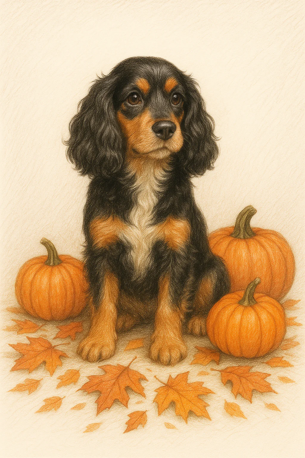 Pumpkin Pet Portrait | Halloween & Autumn Art - Image 9