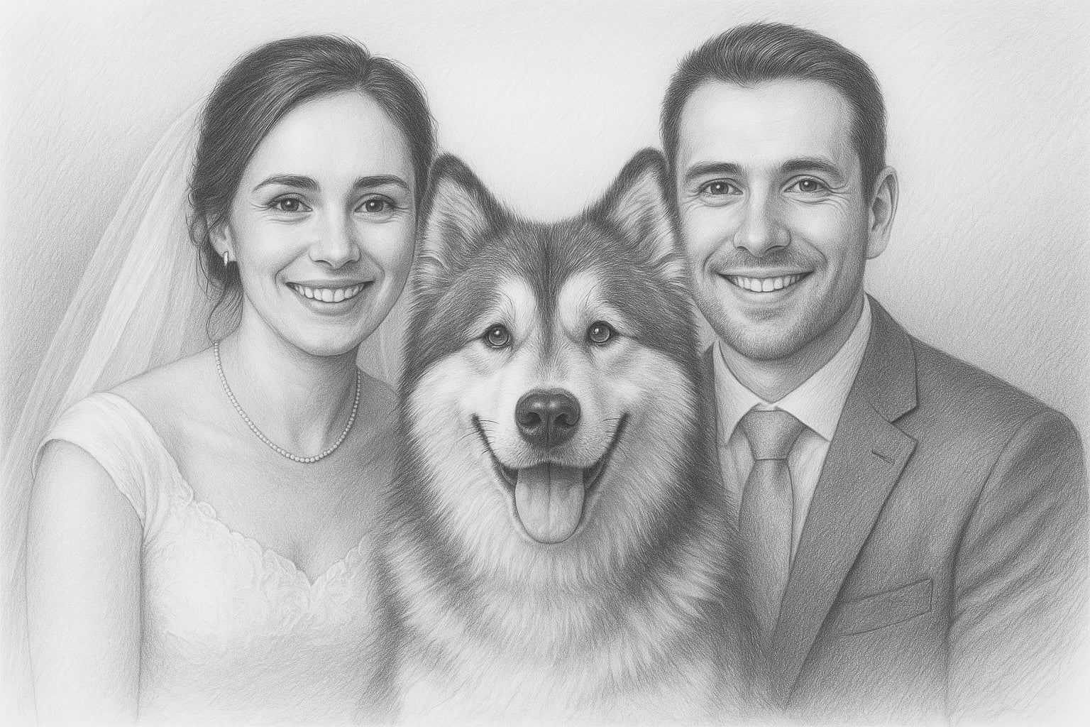 Human & Pet Portrait | Custom Dog Owner Art - Image 5