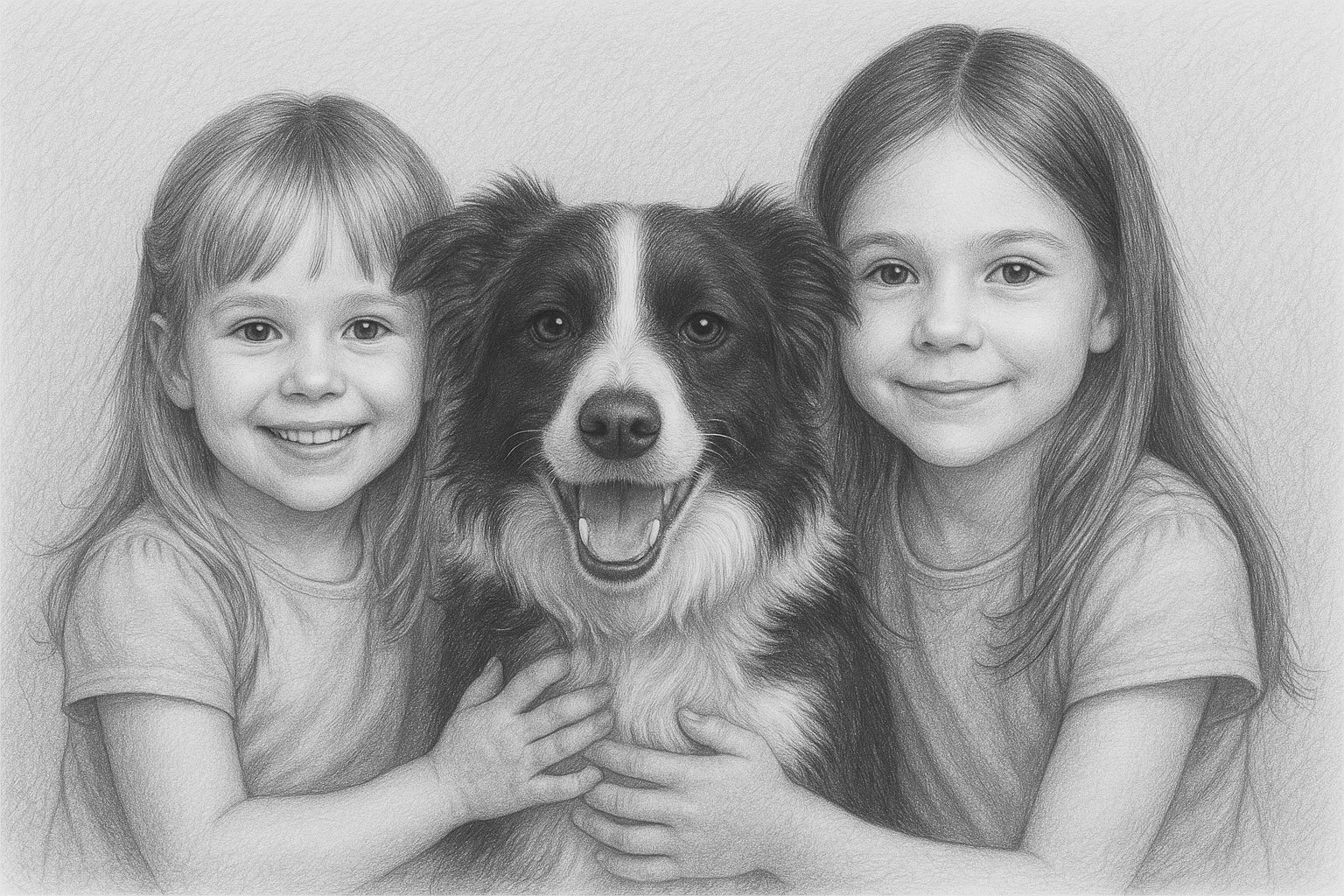 Human & Pet Portrait | Custom Dog Owner Art - Image 7