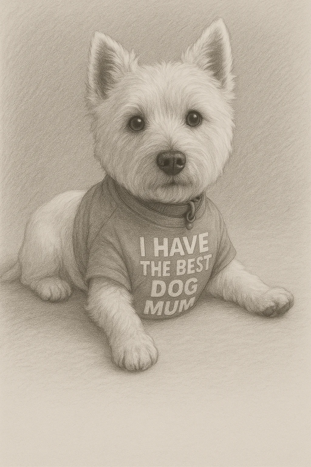 Best Pet MUM Pencil portrait - Image 3