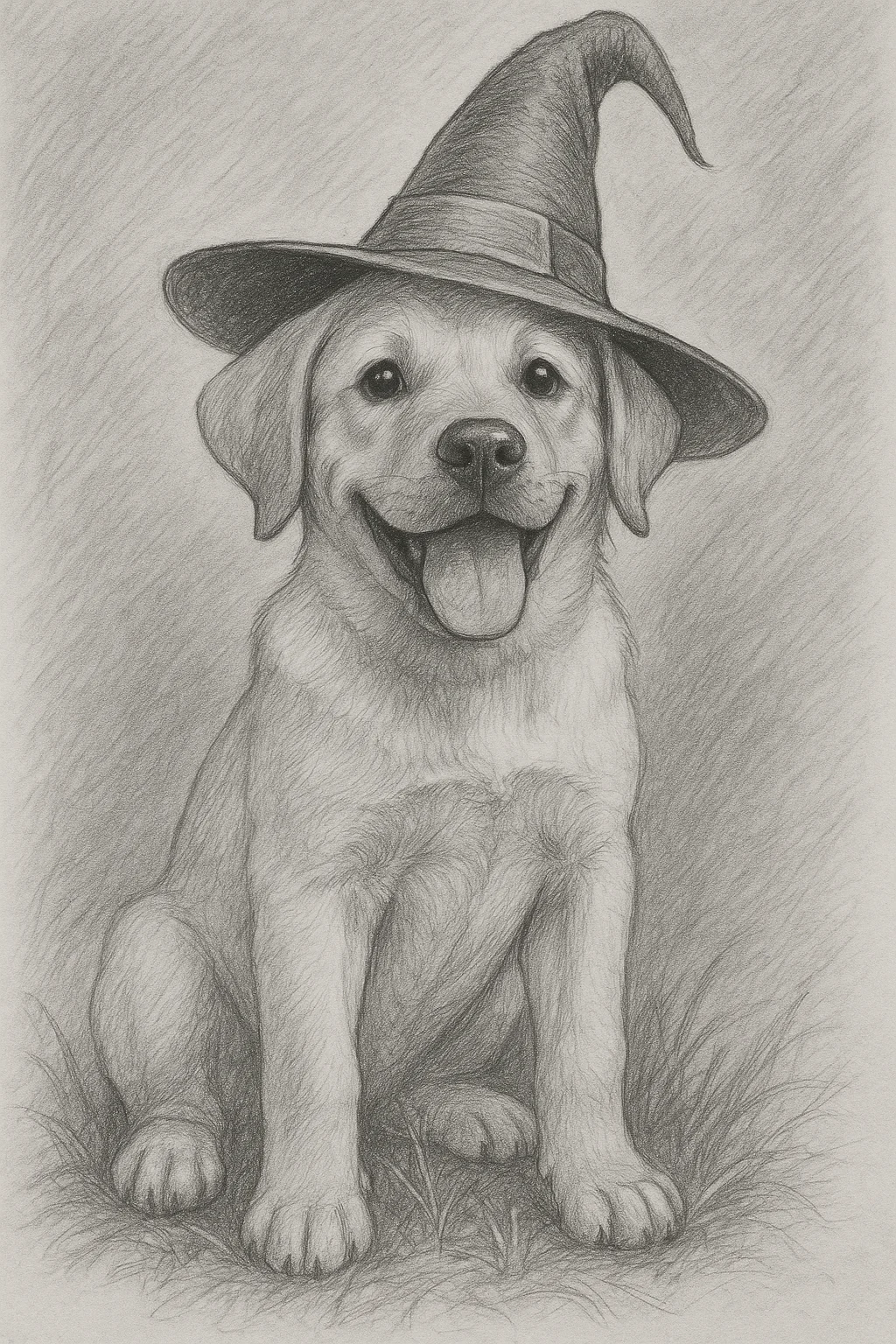 Halloween Pet Portrait | Spooky Dog Art - Image 2
