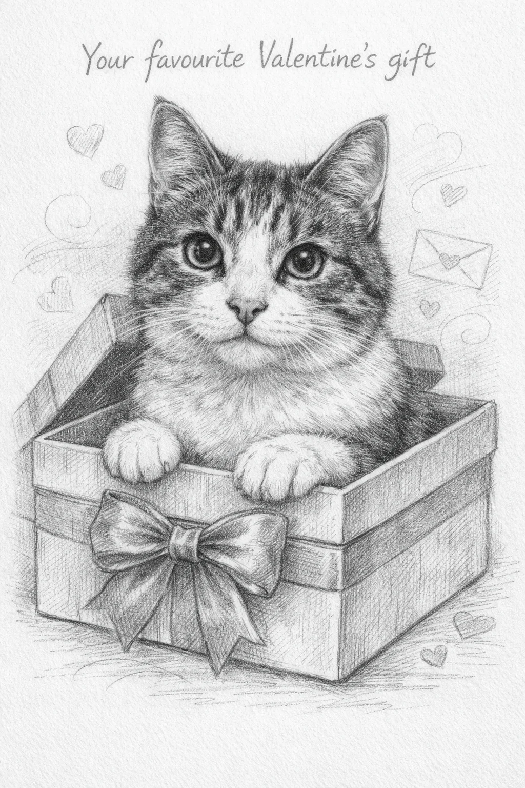 Valentine Pet Portrait | Romantic Dog & Cat Art - Image 3
